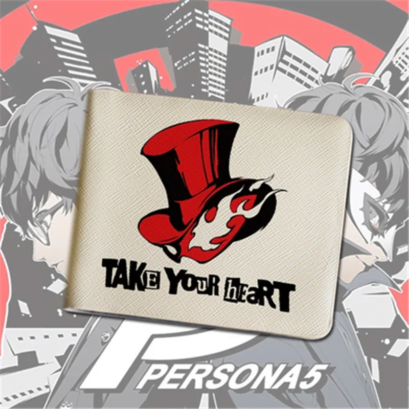 Новый Кошелек Для Игры Persona 5 P5 Joker короткий кошелек мультяшный женская сумка для