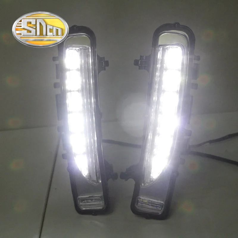 SNCN 2 stücke LED Tagfahrlicht Für Ford Edge 2009 2014 Auto Zubehör Wasserdichte ABS 12 v DRL nebel Lampe Dekoration Preise