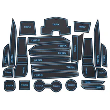 Автомобиль Интимные аксессуары Стикеры для chevorlet Trax силикагель Нескользящие Коврики 24 шт. подкладке защиты укладки авто Запчасти