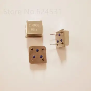 

10pcs In-line active crystal oscillator clock square half size DIP-4 OSC 2M 2MHZ 2.000MHZ