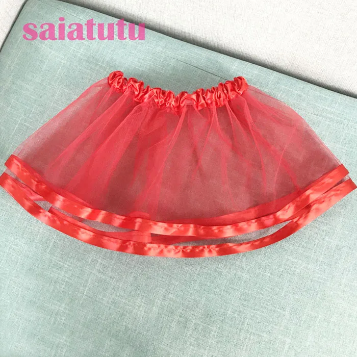 

New Summer Kids Baby party birthday Dance Tulle Toddler Pettiskirt Children mini short Tutu girl red Skirt Falda Vestido skirts