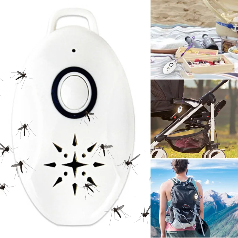 

Ultrasonic Mosquito Repellent Portable Outdoor Pest Insect Flea Prevention Repeller LBShipping