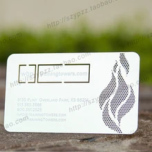 Цвет металлик, металлические визитки, 100 шт. много Делюкс визитная карточка металла vip-карты, двухсторонний № 3020