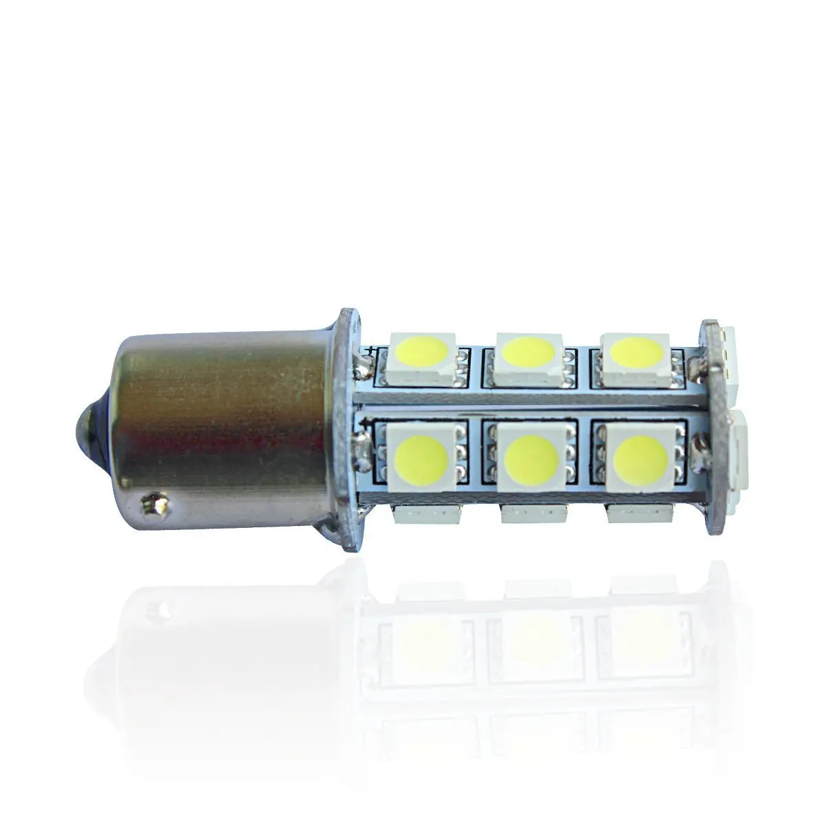 18smd автомобильные задние светодиодные лампы заднего хода 1156 P21W BA15S 7506 5050, Универсальный светильник для мотоцикла с сигналом поворота, дневной ходовой светильник