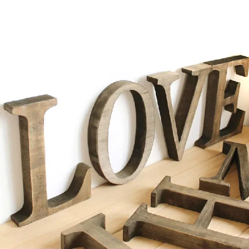 Цена указана за одну букву, а не за одно слово, персонализированное деревянное имя таблички слова буквы Стены Двери искусство свадебное фото