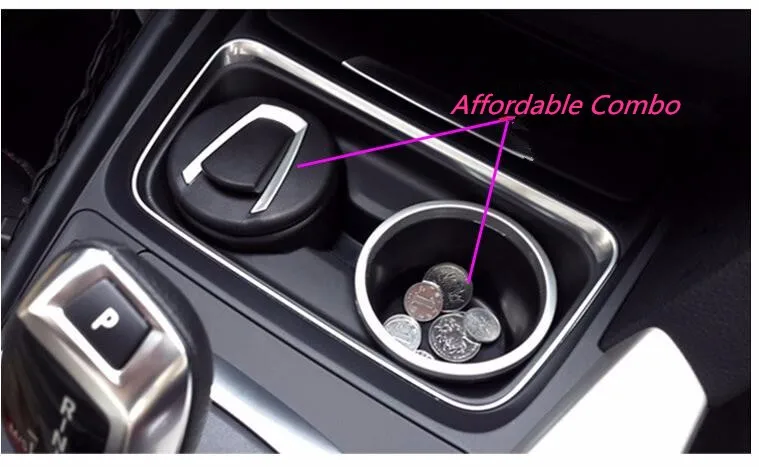 

High-quality Car Ash Holder Tray Ashtray Storage Cup With LED for Mini usb pc minifigures minions camera cooper Accessories