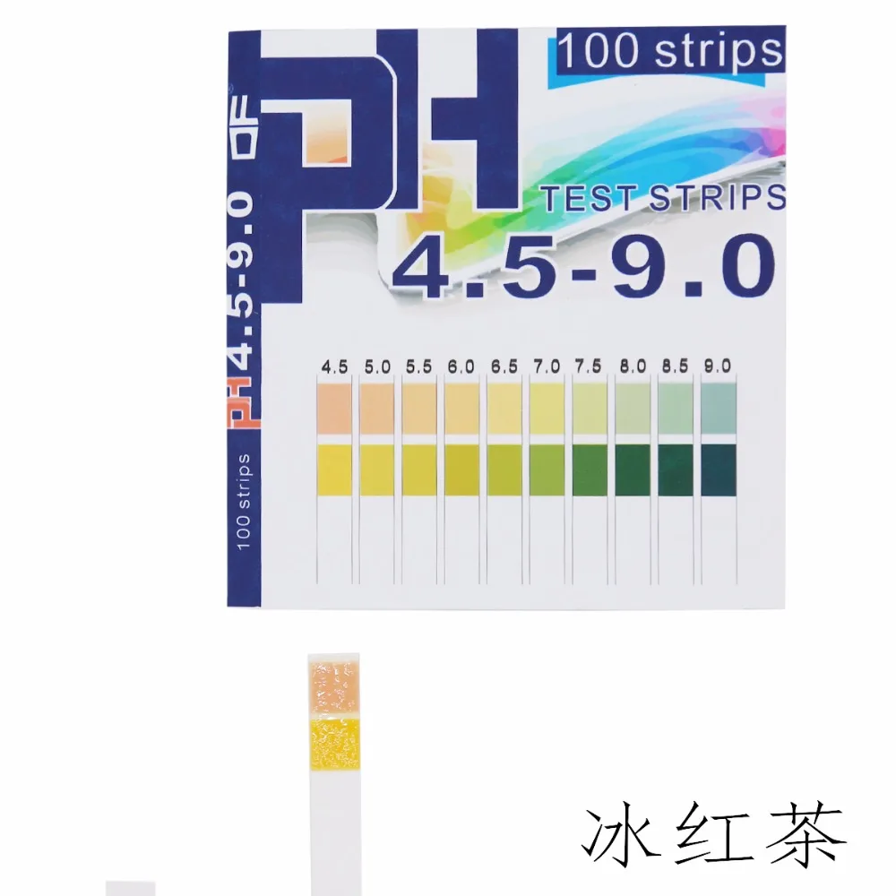 4,5 полоски точность PH человека кислоты тест-бумага 9,0-21% двухцветная моча слюны подготовки тест-бумага Скидка 100