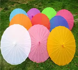 50 шт китайский цветной бумажный зонтик белый розовый зонтик китайский традиционный танцевальный цвет японский Шелковый свадебный