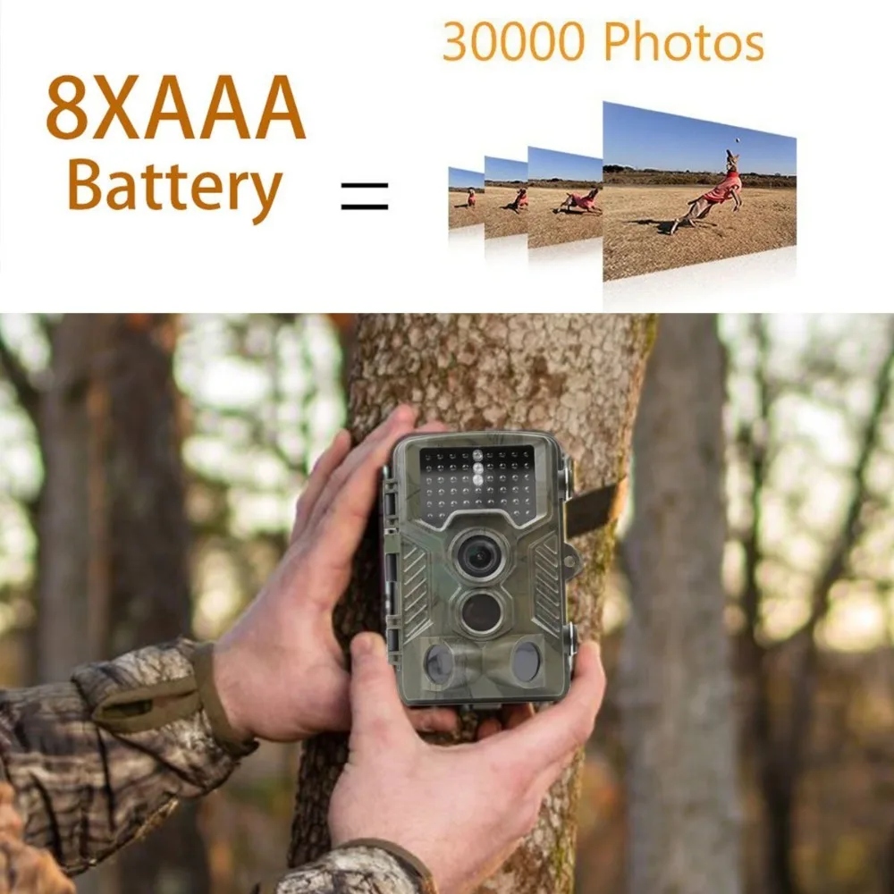 HC800M Trail дикий Камера Беспроводной Ночное видение инфракрасный Охота Камера Hunter Cam MMS SMS 120 градусов Камера s ловушку motion триггер