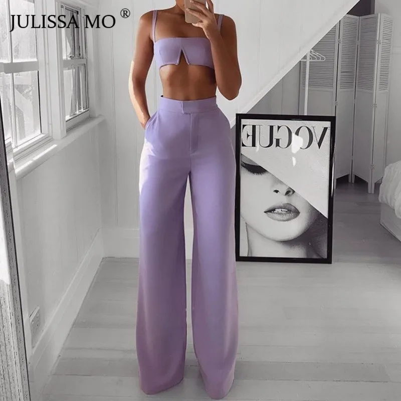 Женский комплект из двух предметов JULISSA MO летний пикантный укороченный топ и