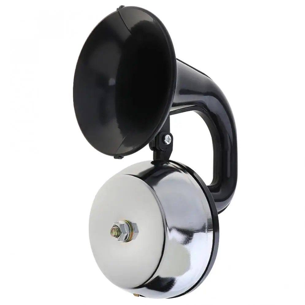 1 / 2pcs 12V / 24V 126DB ABS Universal Super Loud Car Air Snail Horn No Need Compressor with Bracket Relay for Auto Car Vehicle
