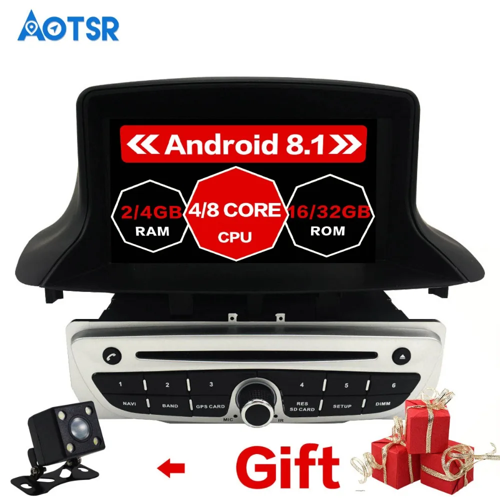 

7'' Inch 1 Din Android 9.0 Car DVD Player For Renault Megane 3 Fluence 2009-2015 with WIFI GPS Radio Multimedia Steering Wheel