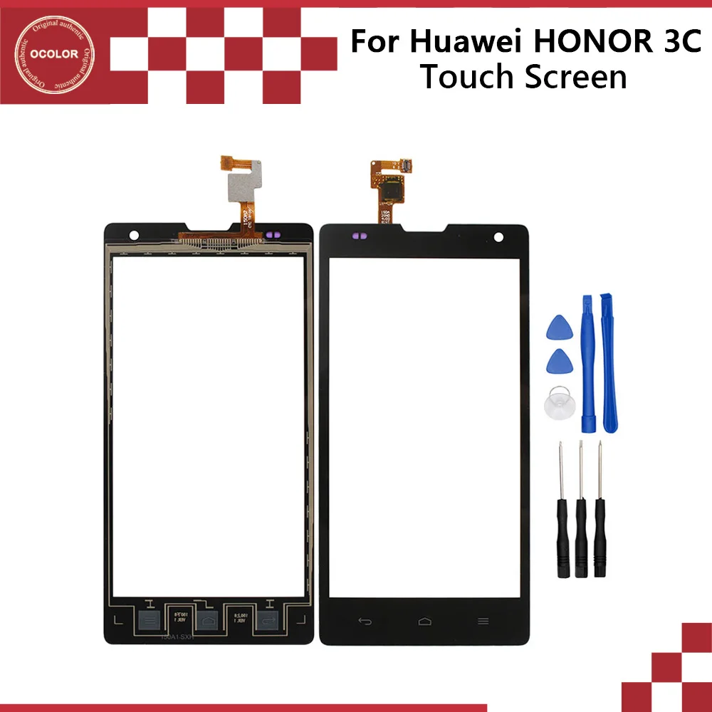 ocolor For Huawei HONOR 3C Touch Panel 5.0inch Screen Replacement phone Accessories With Tools | Мобильные телефоны и