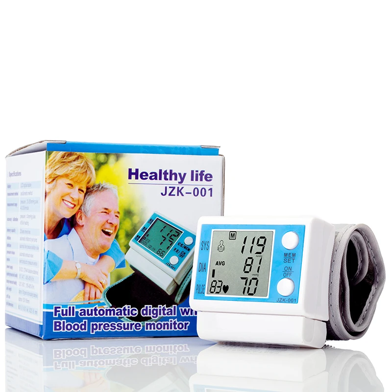 

Health Care Automatic Wrist Blood Pressure Monitor Digital LCD Wrist Cuff Blood Pressure Meter Esfingomanometro Tonometer