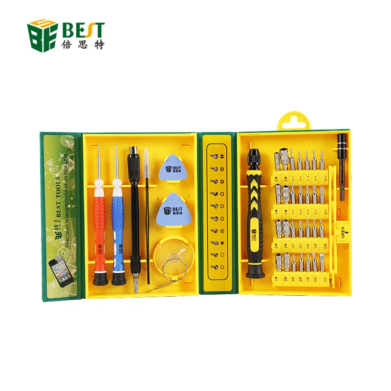 

BST-8921 Screwdriver BEST 38 in 1 Screwdriver set screwdriver kit phone Opening Repair tool for PC, laptop, mobile phone