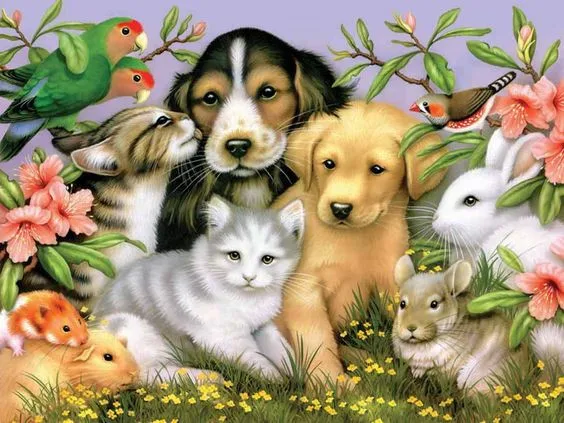 

Crafts diamond painting diy cross stitch diamond embroidery set needlework diamond painting Dog cat rabbit bird and so on