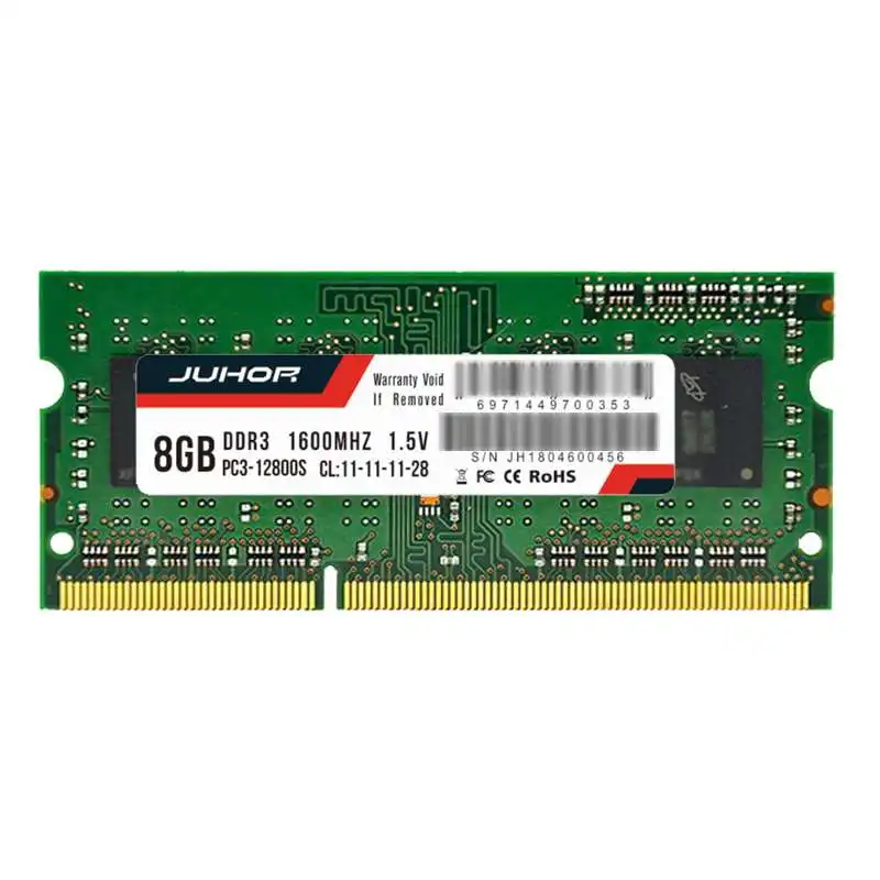 Оперативная память Juhor Ddr3 8G1. 5V 204 Pin для ноутбука