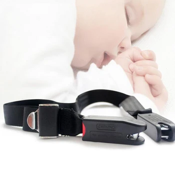 

Adjustable ISOFIX Latch Connector Belt Car Kids Safety Seat Strap for Fixed Children Car Seats