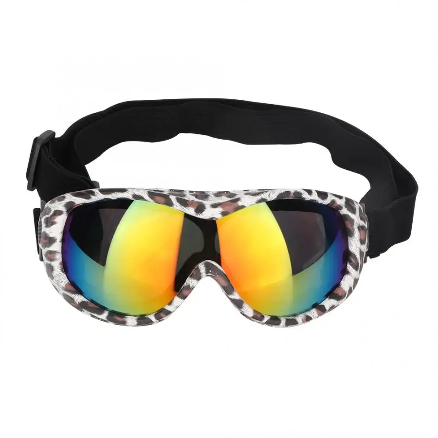 УФ очки солнцезащитные очки крутые очки для собак для глаз домашних животных защитные ветрозащитные очки щенок маленькие собаки кошки домашние животные продукты - Цвет: Leopard Print