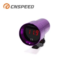 CNSPEED 37 мм дым напряжение красный цифровой сдвиг лампы вольтметр Pod красный светодиодный Футляр фиолетового цвета YC100146-PL