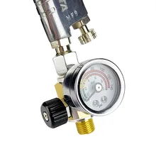 AETool 1/4 нитей LVLP HVLP распылитель регулятор манометр пневматический инструмент Пневматический краскопульт Регулируемый регулятор давления