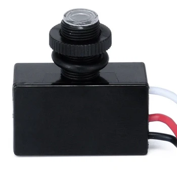 

Photoelectric Photocell Dusk to Dawn Button Photo Control Eye Switch Flush Mount AC 120V