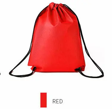 

Promotional plain non-woven drawstring Backpack, school Rucksack