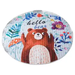 Детский игровой коврик с милым медведем из мультфильма отлично подходит для детской комнаты, подарок для детской спальни, для свадебного