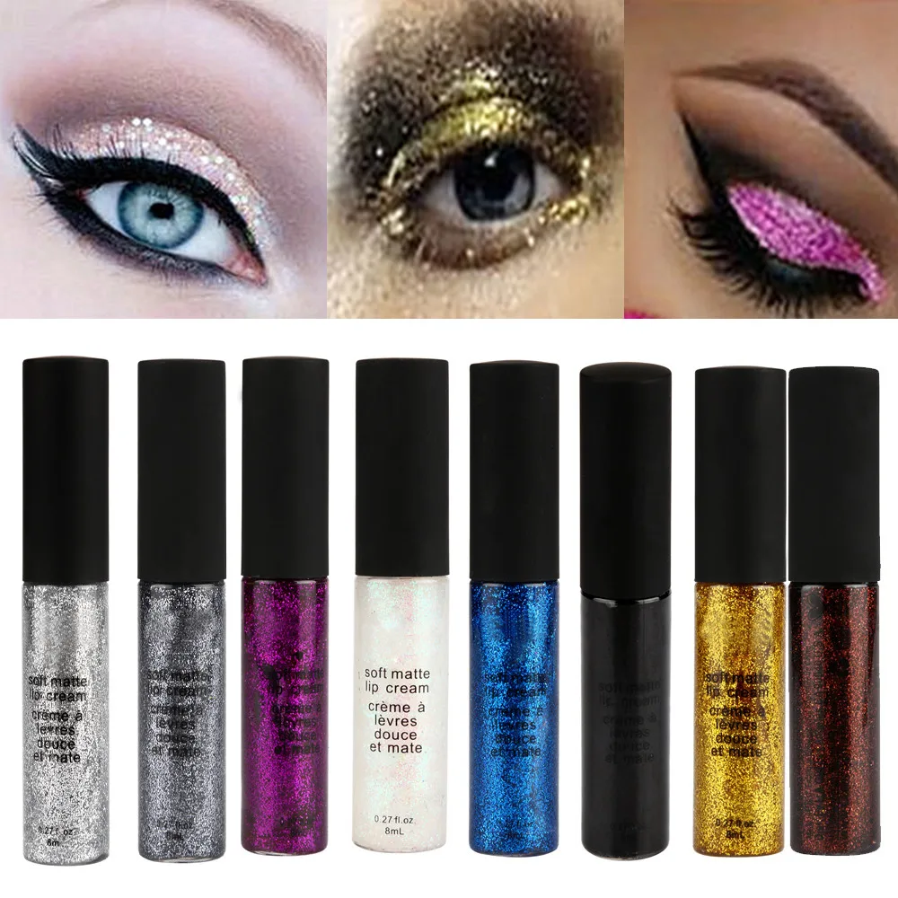 Best Deal New Fashion Blue Pigments Metallic Smoky Eyes Eyeshadow