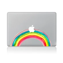 Мультяшная Радужная Виниловая наклейка для ноутбука наклейка для macbook Pro Air 13 дюймов мультяшная Кожа ноутбука оболочка для mac book