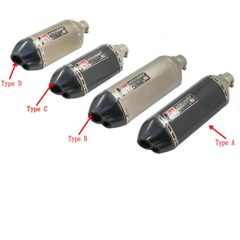 

escape akrapovic yoshimura exhaust motorcycle muffler cb400 z750 escapamento de moto larger displacement