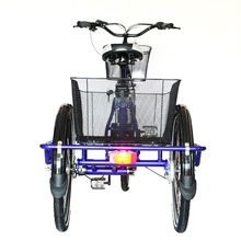 Electrical Bike Bicycle Electrical 2017 New design Massive dimension three wheel With One Seat electrical tricycle electrical cargo trike for Man