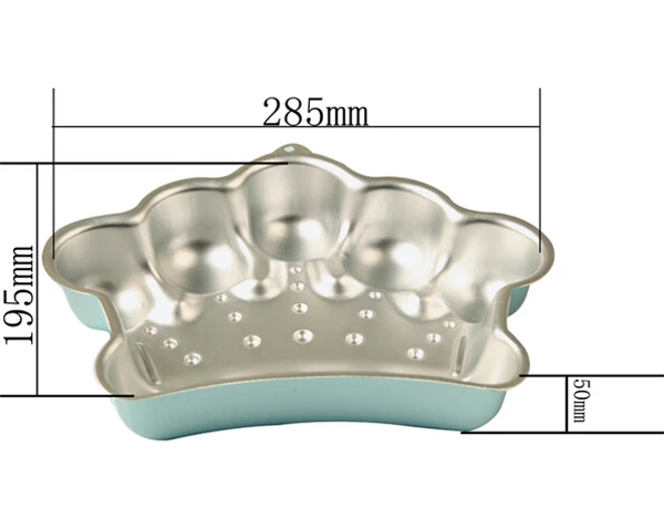 Форма для торта с короной, муссовый торт из мультфильма, алюминиевое приспособление для выпечки