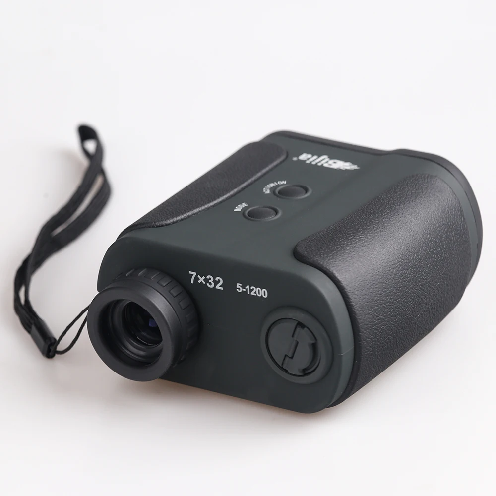 BIJIA 7x32 1200m Laser Distance Meter Range Finder Telescope for Hunting Golf Laser Rangefinder Measure Distance