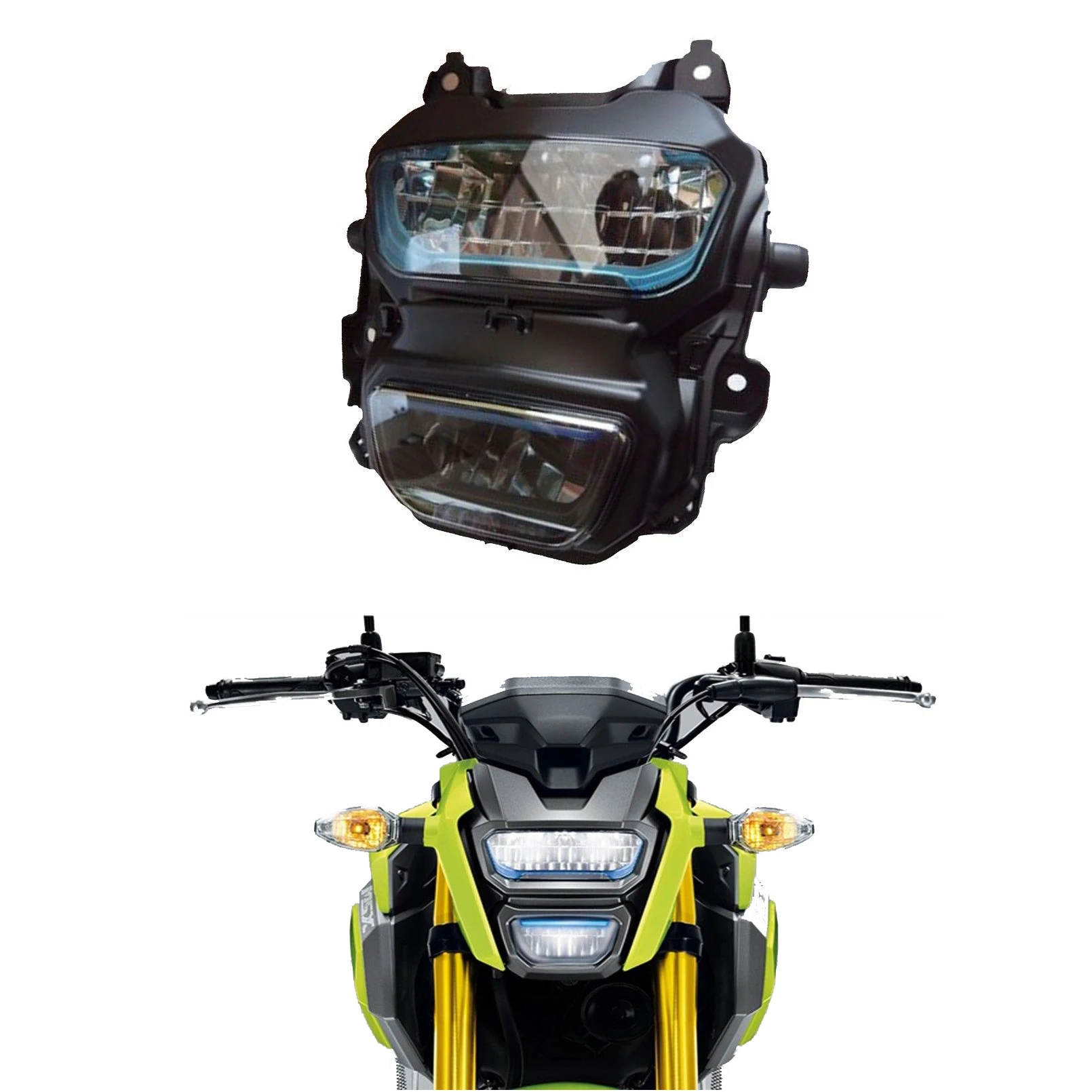 MSX125 светодиодный головной светильник, водонепроницаемый передний вилочный светильник, мотоциклетная обезьяна M3 Для Honda Grom 125 MSX125 MSX125SF