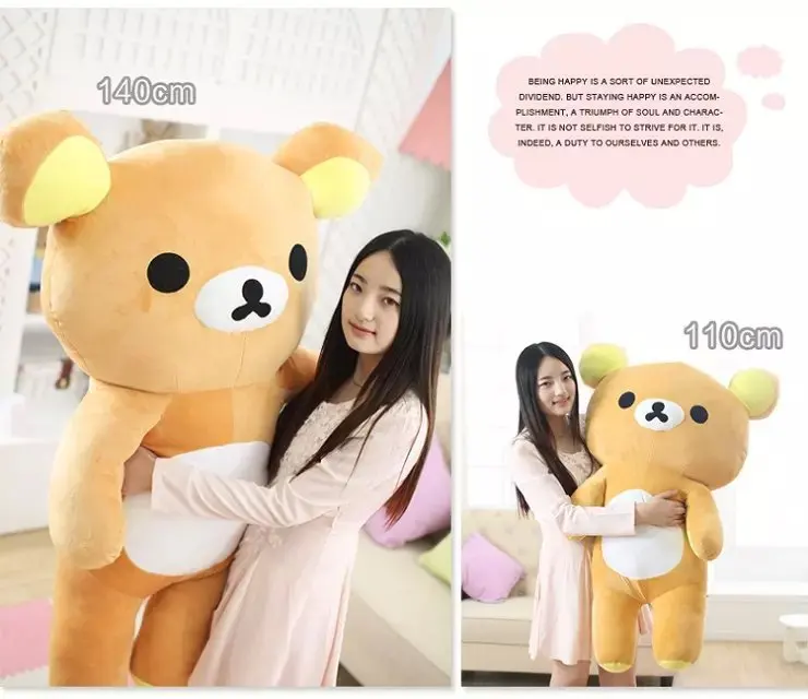 Плюшевая кукла Peluche Rilakkuma 80 см из хлопка милые мягкие игрушки для детей|soft toys|toy