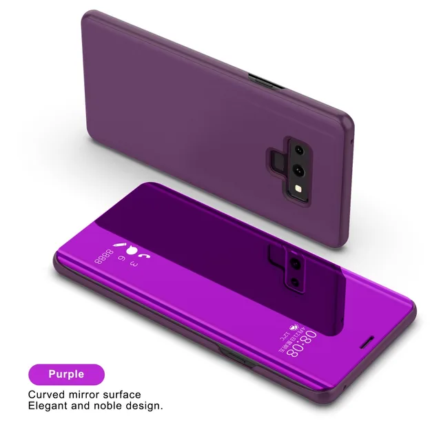 Mirror Flip Cover for Huawei P Samrt Plus Nova 3 3i P20 Pro P10 Honor 9 Lite 10 Play Y5 Y7 Y6 PRIME 2018 Smart Stand View Case