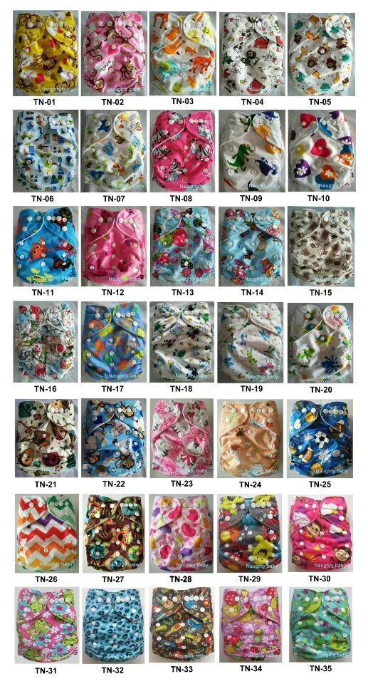 

2015 New Design NEW NaughtyBaby Free Shipping One Size Fits All Reusable and Washable Baby Cloth Diaper 50pcs/lots TN