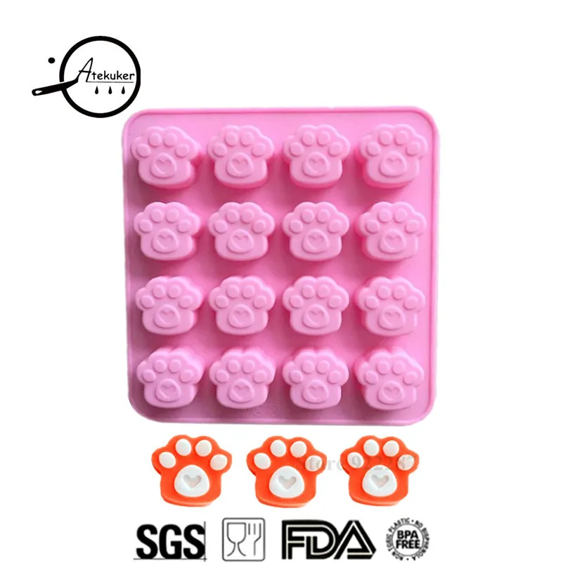 

Atekuker Small Animal Claw Shape Chocolate Mold Silicone Form For Candy Ice Moulds Soap Form Mold For Chocolate