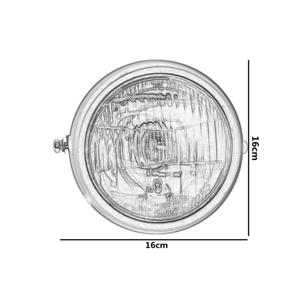 Универсальная мотоциклетная фара для Honda CG125 для Suzuki GN125 винтажный рулевой фонарь для мотоцикла скутер передний свет 12 В с кронштейном