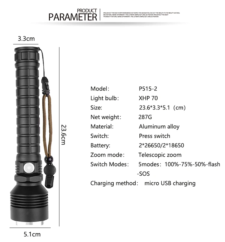 ZK20 дропшиппинг xhp70.2 светодиодный фонарик с зумом usb фонарь супер яркий xhp50 26650 фонарь на батарейках для кемпинга охоты