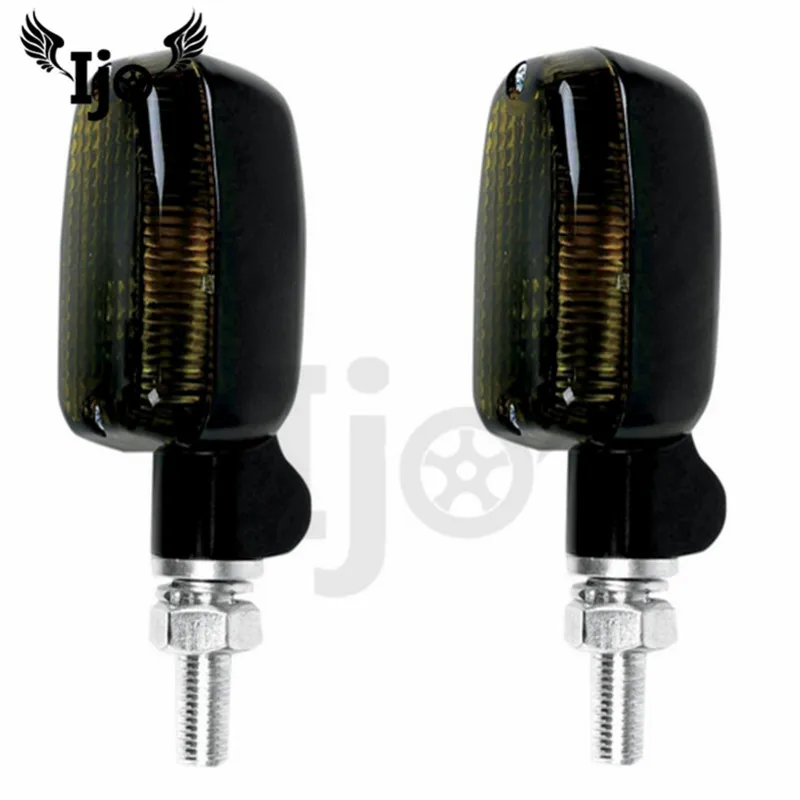 Motorcycle accessories retro wind metal turn signal lights classic motorcycle retrofit cool black turn lights