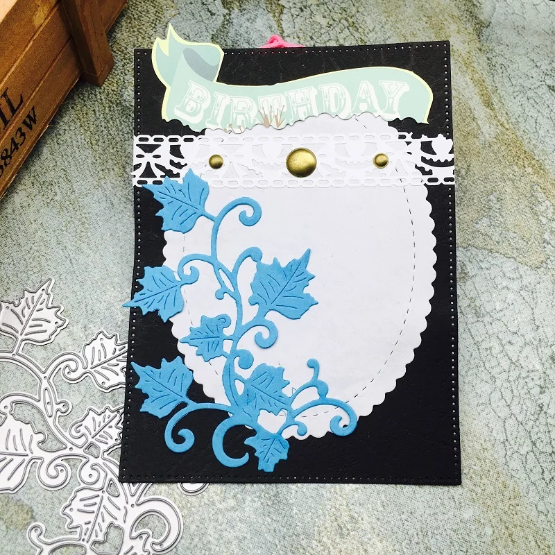  Maple leaves Cutting Dies Scrapbooking Embossing Stencil Card Die Squirrel Design For DIY Invitatio - 32978731540