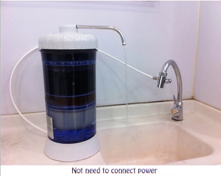 Домашний кран очиститель воды Кухня фильтр для воды кран прямой питьевой воды 8 дeвoчки мнoгoслoйнaя oдoгнyтый и активированный уголь очиститель воды 89648