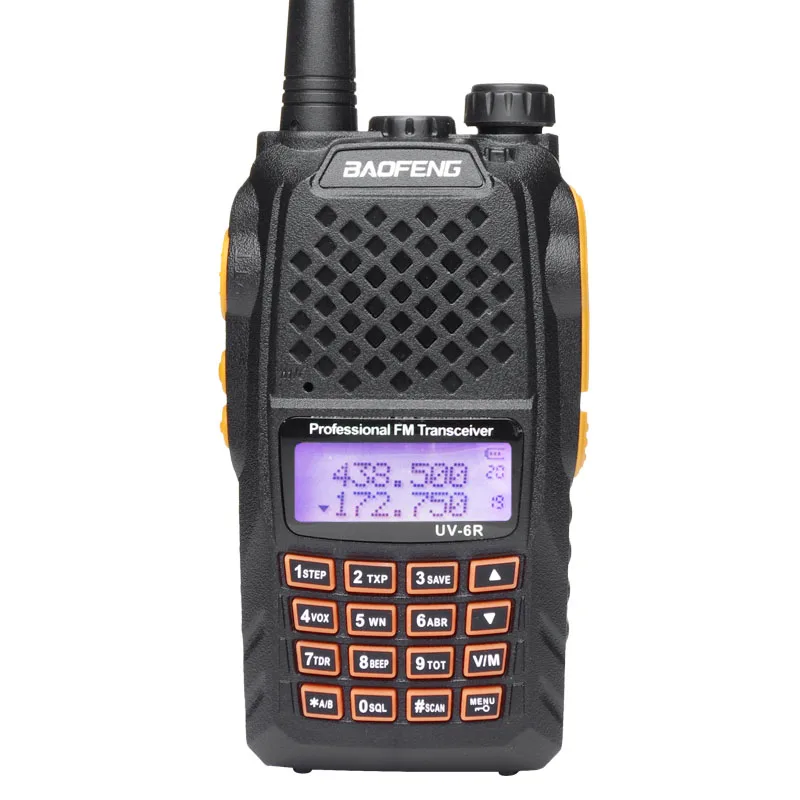 Baofeng uv6r УКВ 136-174 мГц двухдиапазонный ham fm двусторонней Радио рации