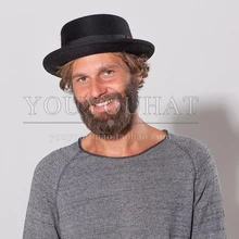 Sunlynn бренд мужской шерстяной рокер Fedora