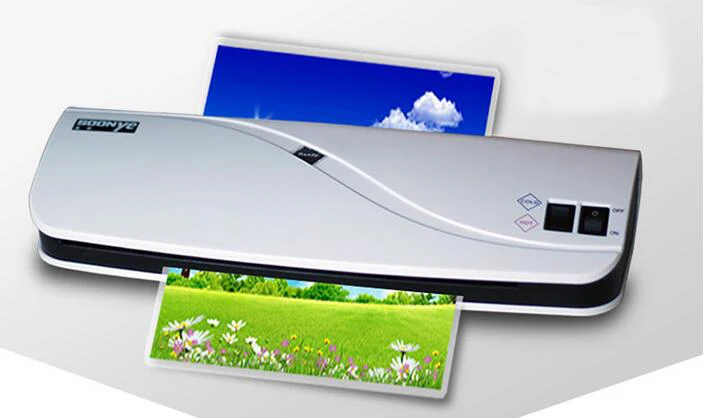 

A4 Size Photo Laminator Document Laminating Machine PTC Fast Heat 220V