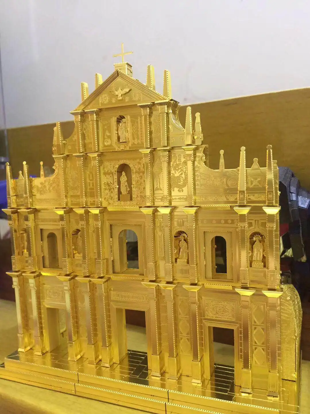 

Macau World Heritage Ruins of ST. Paul's Piececool Custom Model 3D Metal Assembly Puzzle Jigsaw Toys Limited collection style