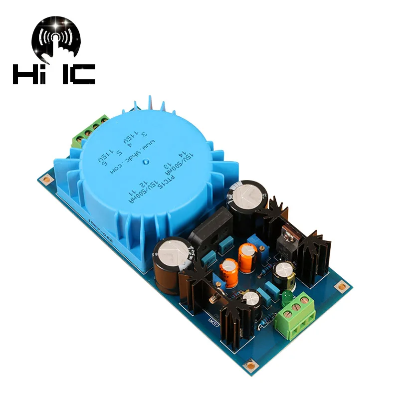 LM317 / LM337 регулятор регулируемый двойной напряжения плата модуля питания 220 В вход