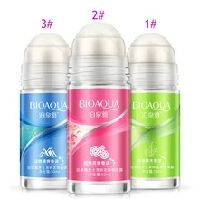 BIOAQUA Bola Antitranspirantes Axilas Desodorante Roll on Garrafa de Loção Para O Corpo Das Mulheres Homens Fragrância Perfumes @ ME88 Liso Seco